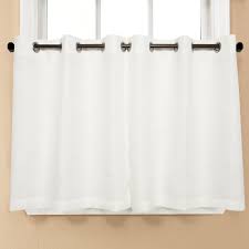 Ebern Designs Essoura Textured Solid Kitchen Tier Curtain Reviews Wayfair