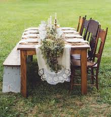 Fall Farm Style Wedding Inspiration Farm Style Farm Wedding Farm Table