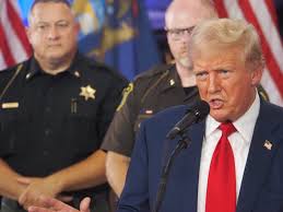 In Howell, Trump talks crime and immigration, painting Harris as part of  the radical left • Michigan Advance
