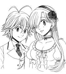 The seven deadly sins were first compiled by pope gregory i around the year 600. Coloriage Seven Deadly Sins Coloriages A Imprimer Gratuits