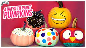 Pumpkins are such a staple of the fall season, and are basically essential … we wanted to dive in and lay out a few ideas for painting pumpkins, including the best types of pumpkins to paint, what kinds of paints to use, the. Do It Gurl 4 Cute Ways To Paint A Pumpkin Youtube