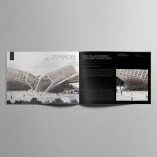 Black And White Architecture Portfolio Architecture Portfolio A4 Landscape Template Cmyk Print Ready Corp Architecture Portfolio Architecture Portfolio Template Architecture Portfolio Examples