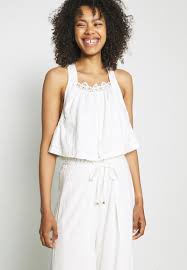 Lainey made a full recovery. Free People Lainey Set Top Ivory Offwhite Zalando De