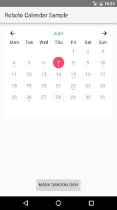 Android Custom Calendar With Events By Patel Prashant Medium