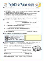 Practice On Future Tenses Future Tense Tenses Teaching English Grammar