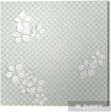 È la forma a campagna che. Floral Background With White Flowers Sfondo Con Fiori Bianchi Canvas Print Pixers We Live To Change