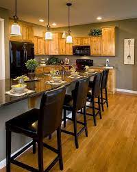 It works well with a neutral color wall. Paint Colors For Kitchen Walls With Oak Cabinets Grey Kitchen Inspiration Kitchen Inspirations Kitchen Colour Schemes