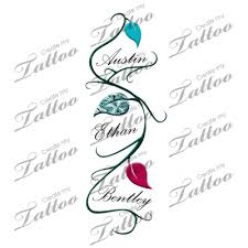 Grape vine tattoo on man chest. Tattoo Vines With Names Novocom Top