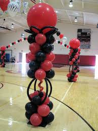 Red Black And Gold Balloon Arch Pin By Exclusive Balloons On Balloon Columns Balloon Decorations Balloons Balloon Stands