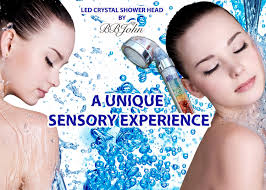 Chakra Crystal Shower Head: LED Color Therapy, Gemstone Filtration