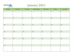 Blank january 2021 calendar pdf. January 2021 Calendar Pdf Word Excel
