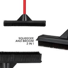 Rubber Broom Squeegee 33cm Broom Floors Cleaner Rubber Rubber Broom Broom Pet Hair