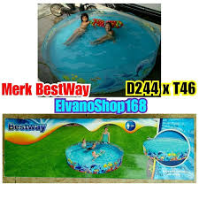 Dilengkapi dengan seluncur sehingga bermain lebih asyik dan pancuran air. Bestway Kolam Renang Anak Tanpa Pompa Shopee Indonesia