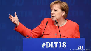 Born angela kasner (merkel is the name of her first husband) in west germany in 1954, her father, an official in the lutheran church, moved the family to socialist east germany just a few weeks after her birth—an. Angela Merkel Gets Tough Love From Her Party S Youth Wing Germany News And In Depth Reporting From Berlin And Beyond Dw 06 10 2018