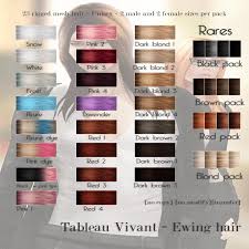 Tableau Vivant Ewing Hair Color Chart Tableau Vivant