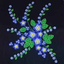 Buy beaded native american flower on ebay. Pin By Brenda Mahan On Beadwork Native Beading Patterns Beadwork Patterns Beadwork Designs