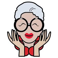 Fashion Icon Emojis Iris Apfel Iris Emoji