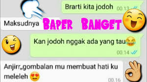 Kumpulan kata kata gombal rayuan yang dibumbui dengan kata kata lucu humor dari istilah hiperbola. Gombalan Maut Bikin Baper Lewat Chat Auto Jadian Youtube
