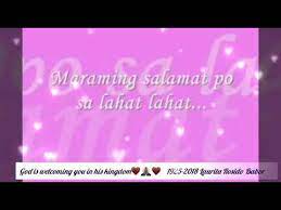 Hindi niya alam ang dahilan dahil hindi naman ito sinasabi sa kanya ng kanyang magulang. Paalam Lola We Love You Youtube