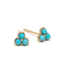 Maybe you would like to learn more about one of these? Trefoil Studs Turquoise