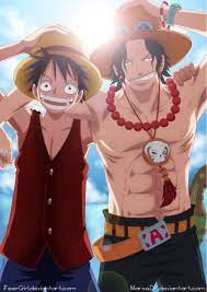 image via we heart it https weheartit com entry 88881351 ace one onepiece piece luffy ايس ون بيس ل manga anime one piece one piece ace ace and luffy