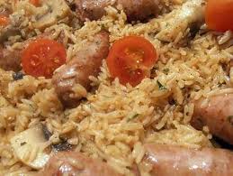 Riz Poele Aux Chipolatas Recette Recette Chipolatas Recettes De Cuisine Recette Riz