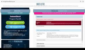 .kependidikan atau info gtk direktorat jenderal guru dan tenaga kependidikan, kemendikbud di info.gtk.kemdikbud.go.id. Laman Info Gtk Kemdikbud Go Id Sudah Bisa Diakses Lagi Cek Segera