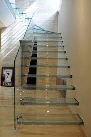 10 Living Room Design Ideas With Floating Shelves Glass Staircase Modern Staircase Glass Stairs