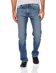 Levis Mens 505 Regular Fit Jeans Afrobeat Stretch 32w X 34l
