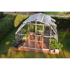 Palram Americana 12 Ft X 12 Ft Greenhouse 702284 The Home Depot Aquaponics Diy Aquaponics Greenhouse