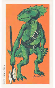 Troglodytes “can control their skin color to blend in with their  surroundings. This camouflage lets them surprise on 1-4″ on a... –  @oldschoolfrp on Tumblr