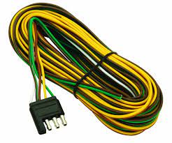 4 pin 7 pin trailer wiring diagram light plug | house electrical wiring diagram. 707261 Wishbone Style Trailer Wiring Harness With 4 Flat Connector 4 Way Trailer Wiring Harness 25 Foot Length With 3 Foot Ground Wire By Wesbar Walmart Com Walmart Com