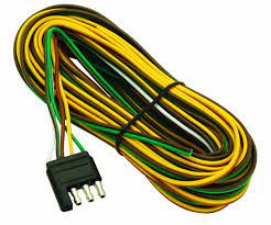 4 way trailer wiring harness. 707261 Wishbone Style Trailer Wiring Harness With 4 Flat Connector 4 Way Trailer Wiring Harness 25 Foot Length With 3 Foot Ground Wire By Wesbar Walmart Com Walmart Com