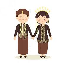 Pakaian adat papua ini terbuat dari. 28 Ide Baju Adat Kartun Seni Tradisional Gambar Pengantin