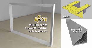 Now, you need to use a jig to cut taper safely on the table saw or band saw because you're feeding the wood at an angle to the blade. Metal Table Leg Frames For Modular Workstation Desks