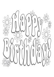 5 printable ocean coloring pages. Coloring Pages Happy Birthday Coloring Pages