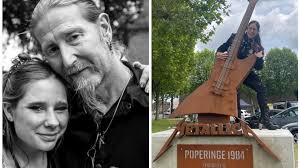 Metallica-monument is voor Ellen (30) een aandenken aan haar man: “Maar  Carlo kan ik niet meer vastpakken”