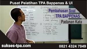 Maybe you would like to learn more about one of these? Soal Tpa Jarvis Kemenperin Tes Tpa Bappenas Online