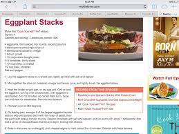 Eggplant Stack From Cook Yourself Thin Vegetable Dishes Healthy Vegetable Dishes Eggplant Stacks