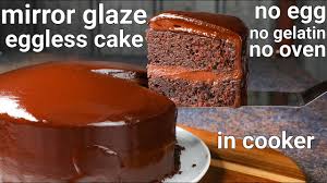 Heat the water, sugar, and condensed milk in a saucepan. Mirror Glaze Cake Recipe Eggless Chocolate Mirror Glaze Mirror Cake
