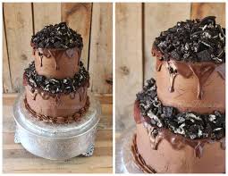 Chocolate buttercream frosting can be made with either a few scoops of cocoa powder, chocolate milk powder, or melted chocolate added to a basic buttercream. Triple Chocolate Cake With Oreo Cookies Cream Filling