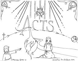 Acts 9:42 and it was known throughout all joppa; Acts 9 Coloring Pages