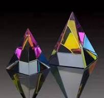 Wholesale Egypt Colorful Glass Crystal Pyramid Prisms