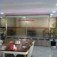 Krom Cerceve Iecerisine Temperli Cam Montesi Ve Devirdaim Sistemleri Rgb Led Aydinlatma Armaturu Led Cerceve Su