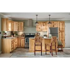 Conventional kitchen remodels involve going to a big box store such as lowe's or home depot, working with one of their designers, and arranging to purchase all of your cabinets, countertops, and appliances in the store. Diamond Now Denver 30 In W X 30 In H X 12 In D Natural Rustic Hickory Door Wall Fully Assembled Cabinet Lowes Com In 2021 Stock Cabinets Hickory Kitchen Cabinets Pine Kitchen Cabinets