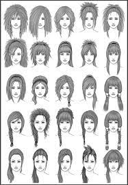Women S Hair Set 3 By Dark Sheikah Deviantart Com On Deviantart How To Draw Hair Womens Hairstyles Hairstyle Names