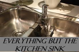 idiom  everything but the kitchen sink