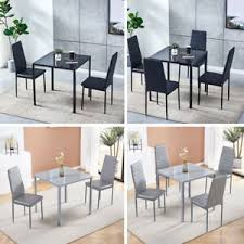 Picket house furnishings keaton 5 piece round dining set. Small Table 4 Chairs In Table Chair Sets For Sale Ebay