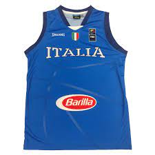 Via della chiesa xxxii trav.1 231 (5,454.28 mi) lucca, tuscany, italy 55100 Canotta Replica Italia Basketball Spalding Basketmania
