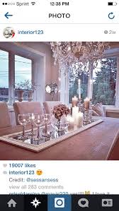 Mirror And Candles Centerpiece Dining Table Decor Dining Room Decor Home Decor